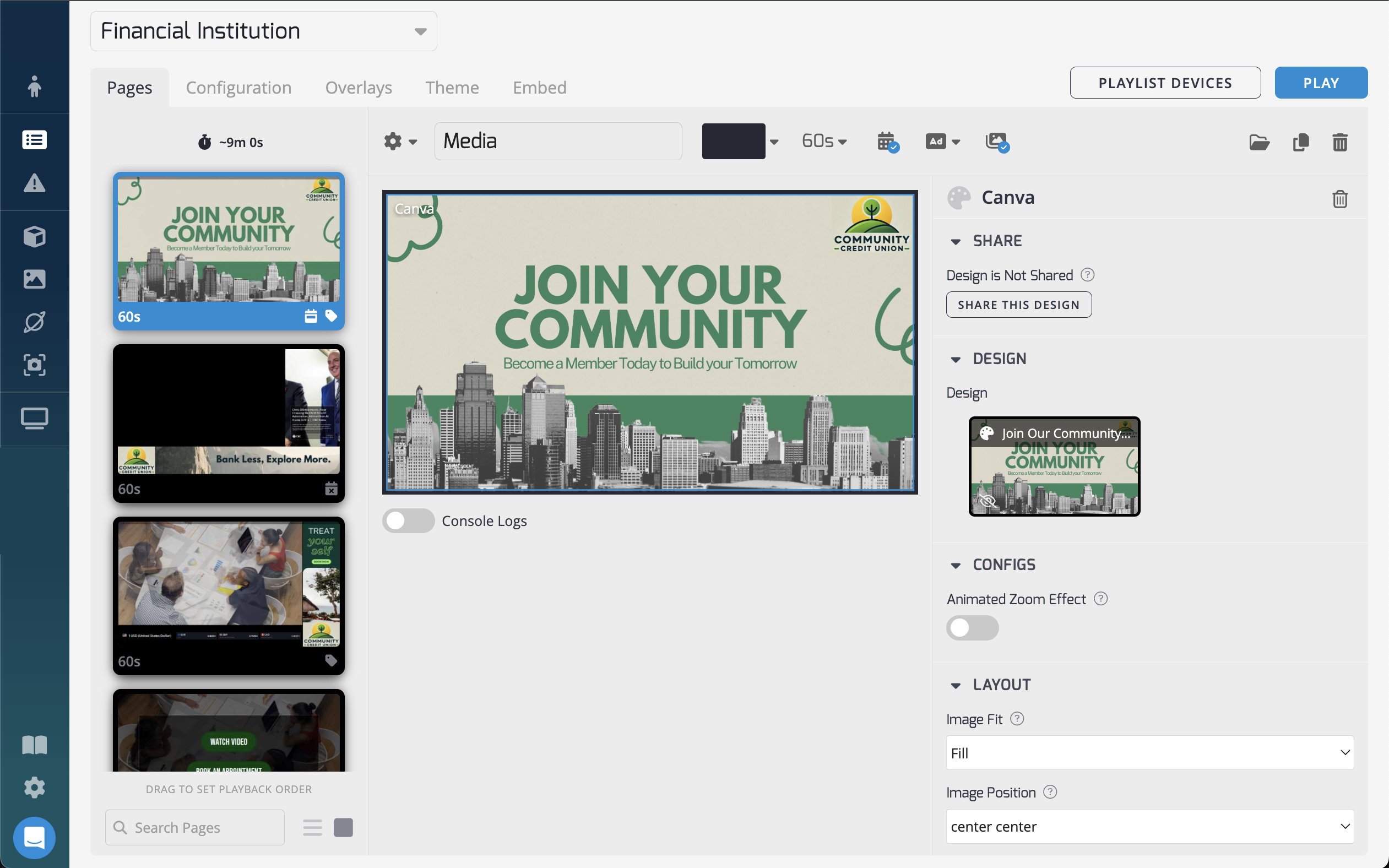 TelemetryTV Legacy Interface